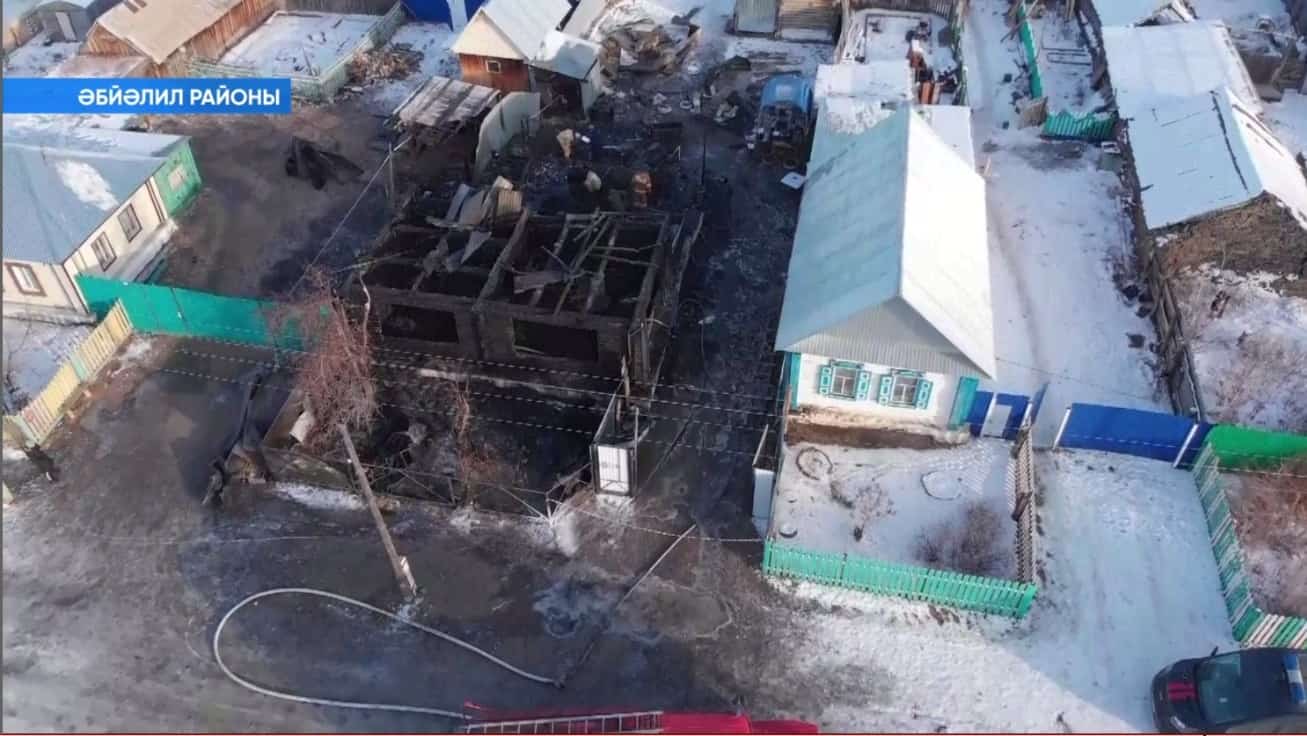 Әбйәлил районындағы янғын осрағы буйынса тағы бер енәйәт эше