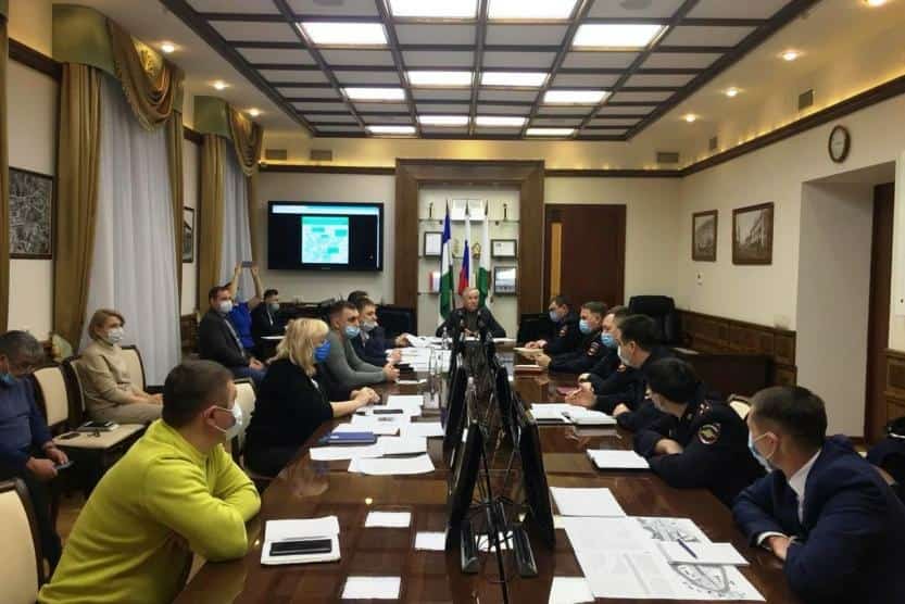 Өфөнөң Зәки Вәлиди урамы һәм Салауат Юлаев проспекты киҫешендә автомобилдәр хәрәкәте сикләнә