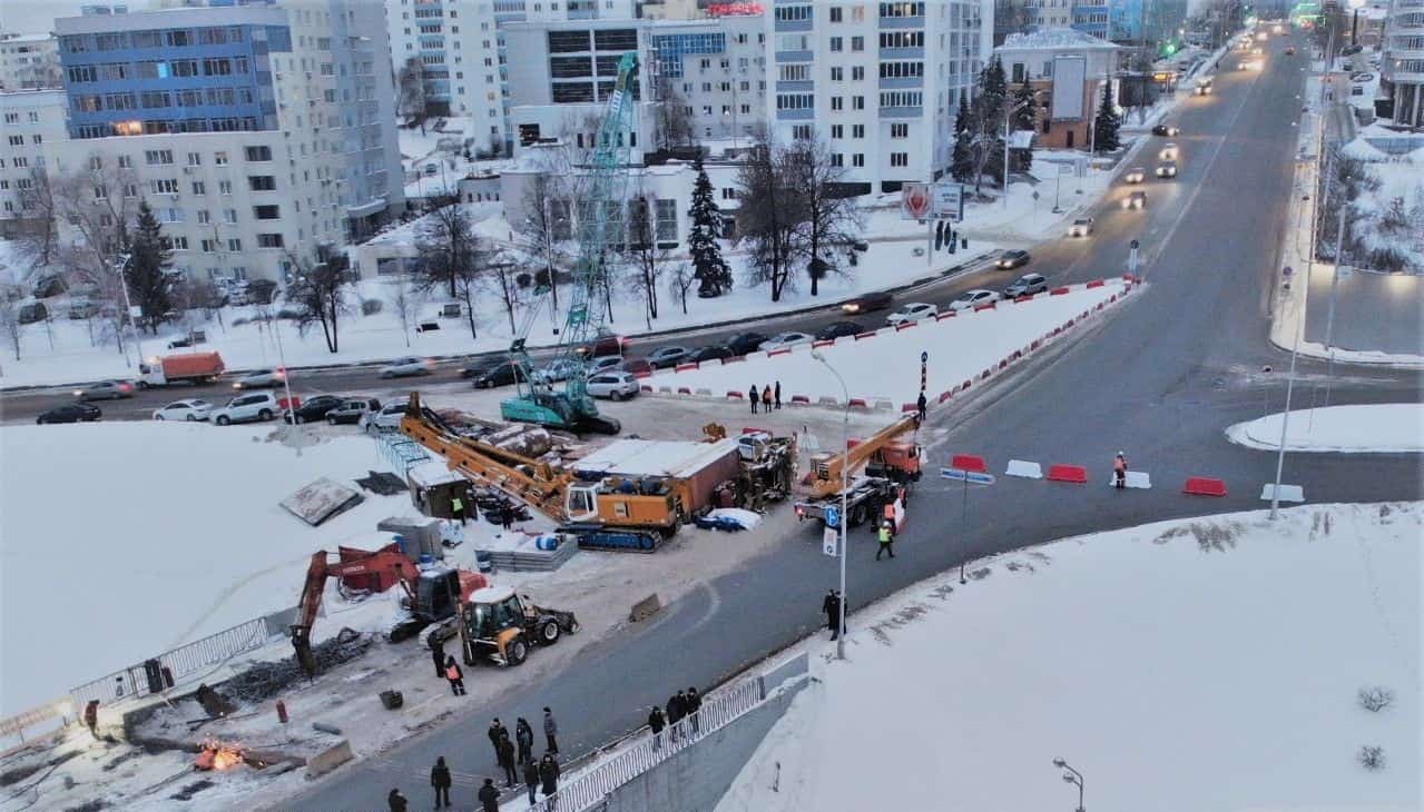 Бөгөн төндә Өфөлә Салауат Юлаев проспектының бер өлөшө ябыла