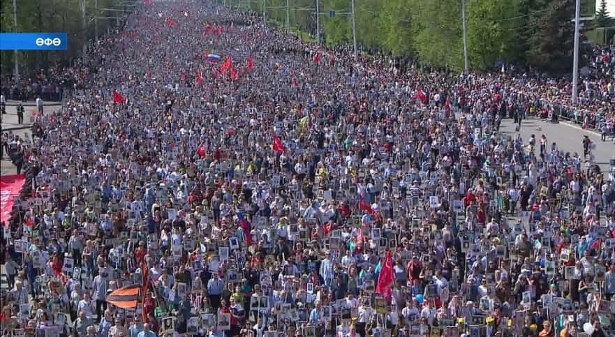 Быйыл «Үлемһеҙ полк» сафына 400 меңдән ашыу кеше баҫасаҡ