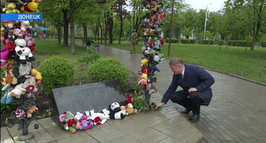 Радий Хәбиров эш сәфәре менән Донбаста