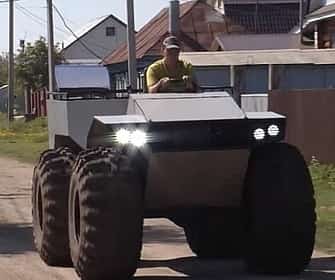 Иглин районынан Руслан Ғүмәров үҙ аллы вездеход йыйған