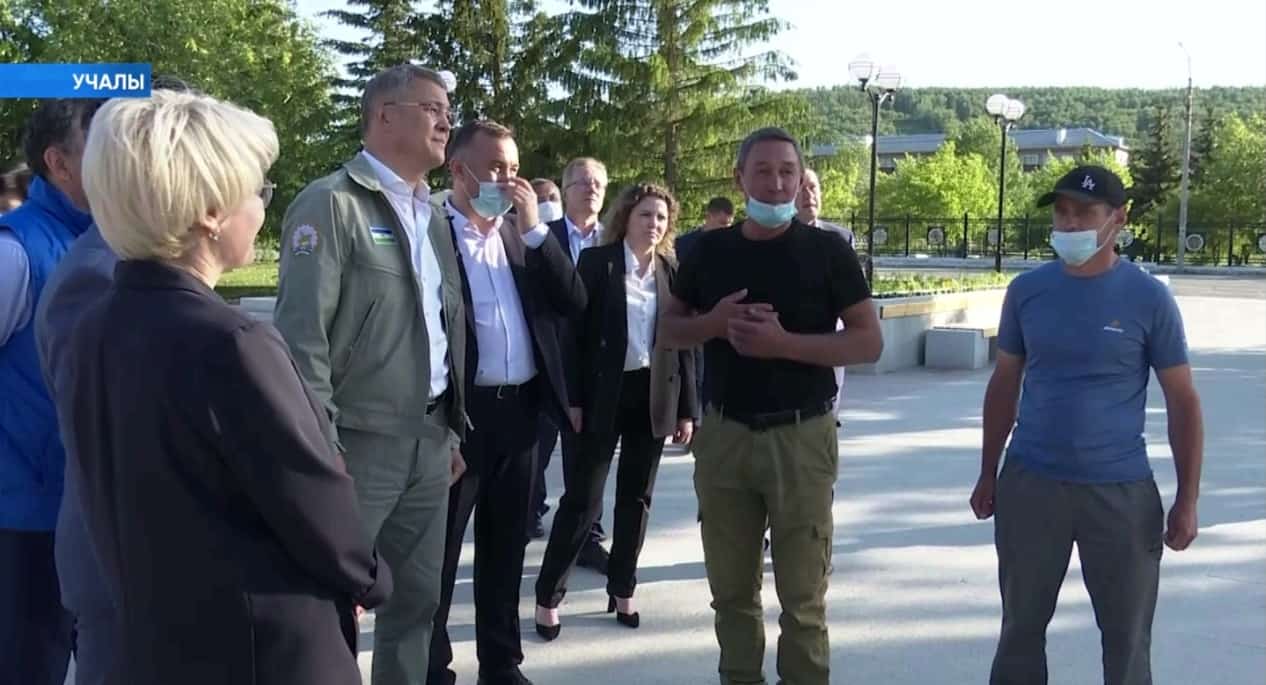 Учалыла афғансылар скверы төҙөкләндерелде