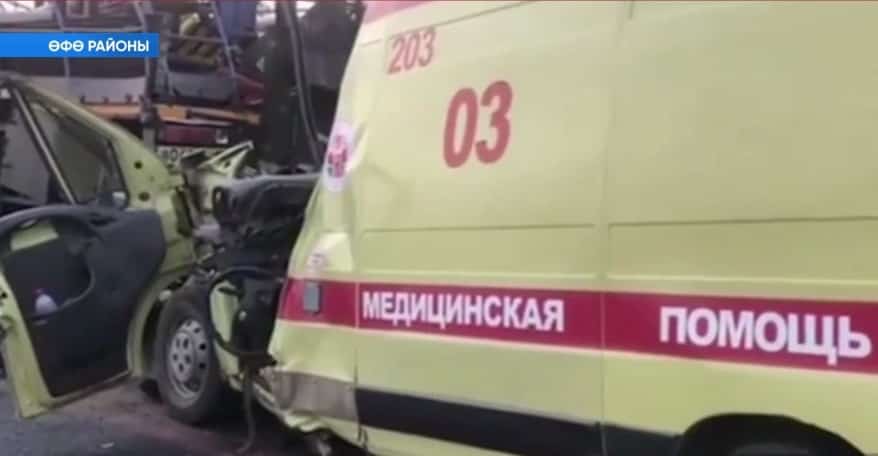Өфө районында аварияла «Тиҙ ярҙам» машинаһы водителе һәм фельдшерының ғүмере өҙөлдө