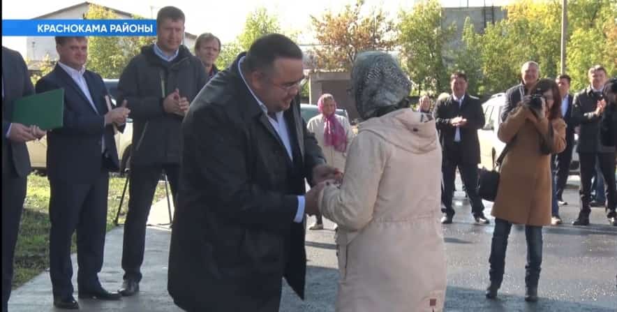 Краснокама районында 19 ғаиләгә фатир асҡыстары тапшырылды