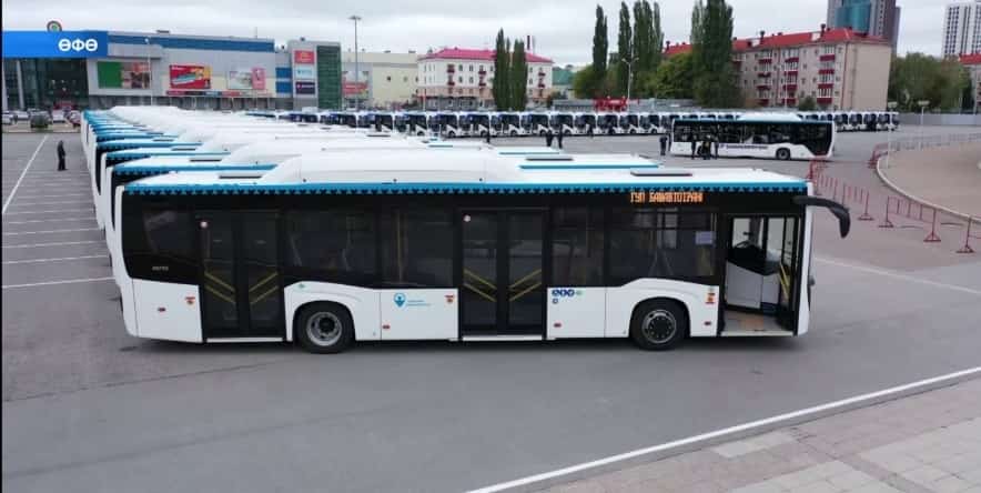 Өфө урамдарына яңы автобустар маршрутҡа сыға