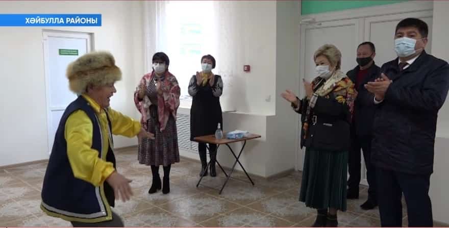 Хәйбулла районы Байғусҡар ауылында төҙөкләндерелгәндән һуң мәҙәниәт йорто асылды