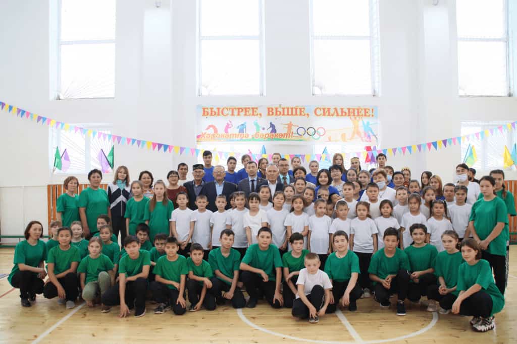 Баймаҡ районының Ишбирҙе ауылы мәктәбендә спорт залы яңыртылды