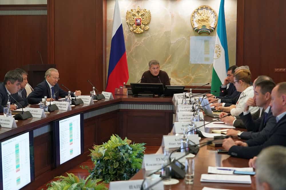 Башҡортостан Башлығы Радий Хәбиров Өфөнөң 450 йыллығына әҙерлек буйынса кәңәшмә үткәрҙе