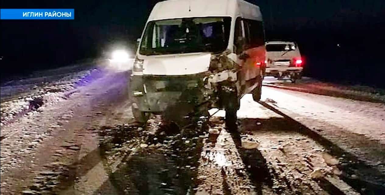 Иглин районында автобусы аварияға тарыған