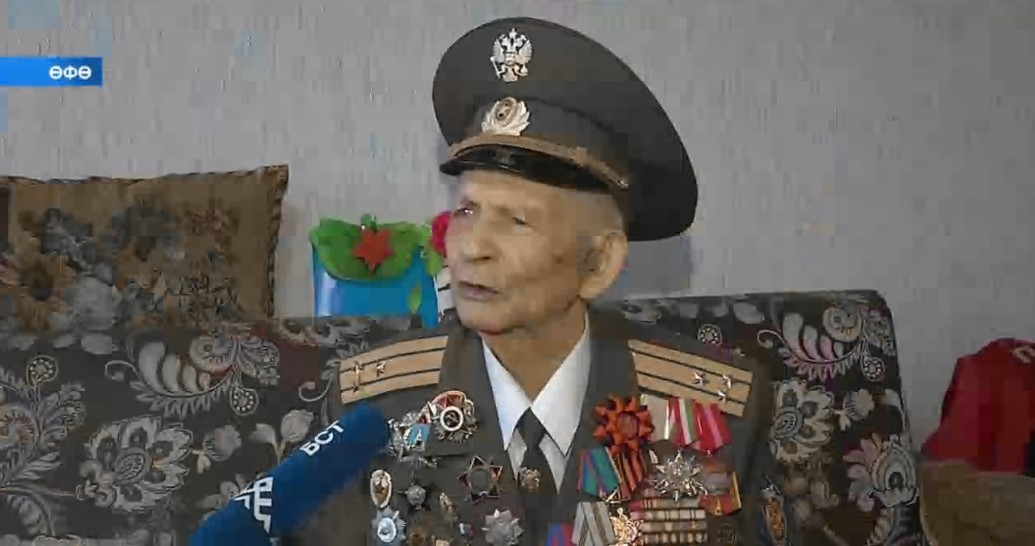 Бөйөк Ватан һуғышы ветераны Кашаф Сәмиғуллин бер быуатлыҡ юбилейын билдәләргә йыйына