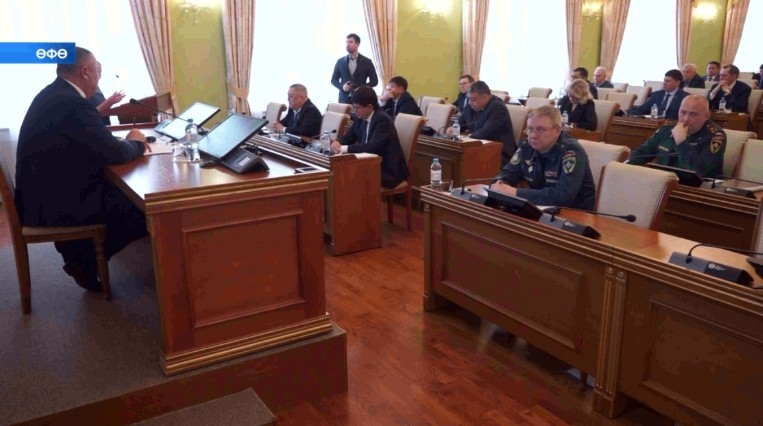 Республика Хөкүмәтендә ғәҙәттән тыш хәлдәрҙе иҫкәртеү буйынса республика комиссияһы ултырышы үтте