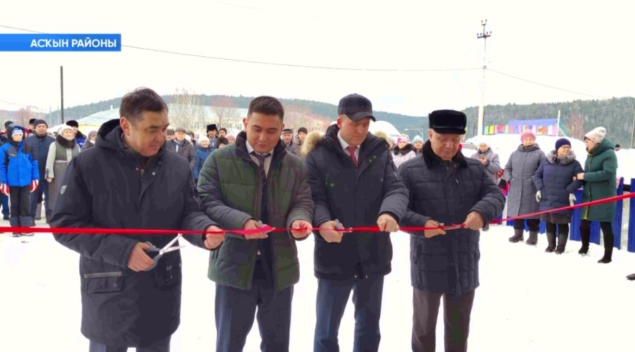 Асҡын районы Ҡашҡа ауылында капиталь ремонттан һуң Ауыл мәҙәниәт йорто сафҡа инде