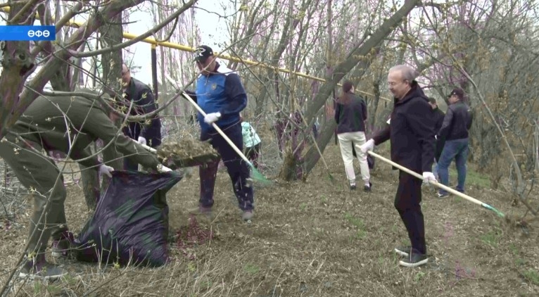 Башҡортостан Хөкүмәте ағзалары тулы составта экологик өмәгә сыҡты