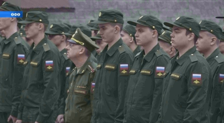 Өфөлә яҙғы саҡырылышта хәрби хеҙмәткә алыныусыларҙың тәүге партияһы оҙатылды