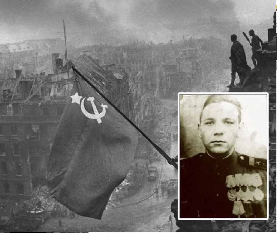 78 йыл элек яҡташыбыҙ Ғазый Заһитов  Берлинда Рейхстаг бинаһына Ҡыҙыл байраҡ беркетә