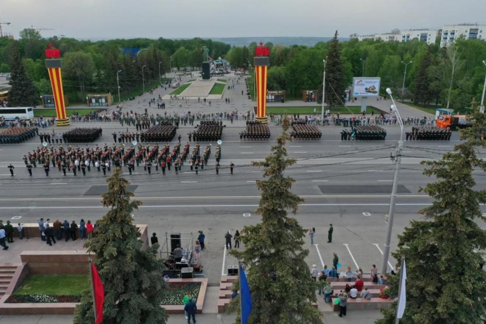 Өфөлә Еңеү көнө уңайынан парадтың генераль репетицияһы ойошторолдо
