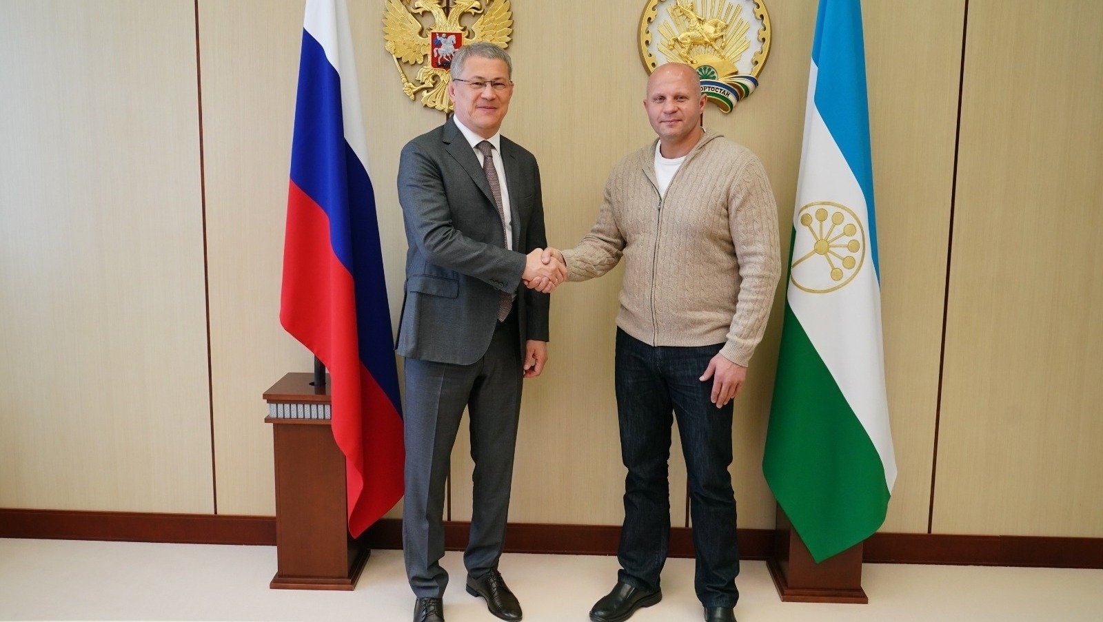 Башҡортостанға билдәле спортсы, Рәсәй спорт министры кәңәшсеһе Федор Емельяненко килде