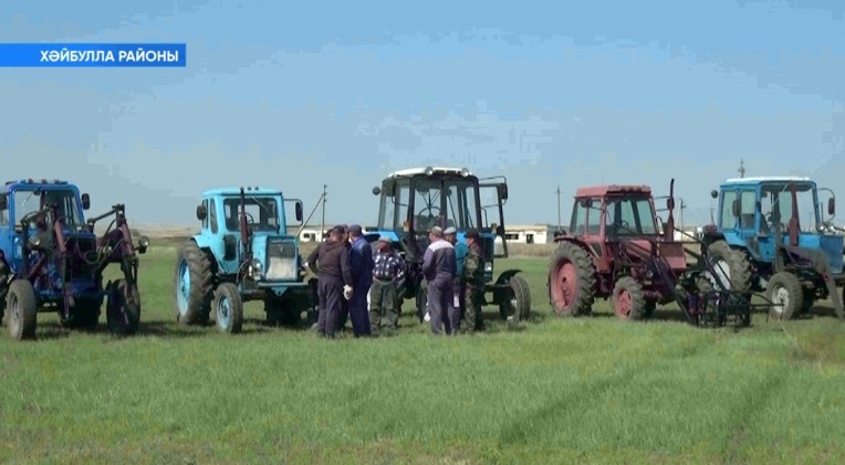 Хәйбулла районында трактор һәм үҙйөрөшлө машиналарҙы техник тикшереү башланды