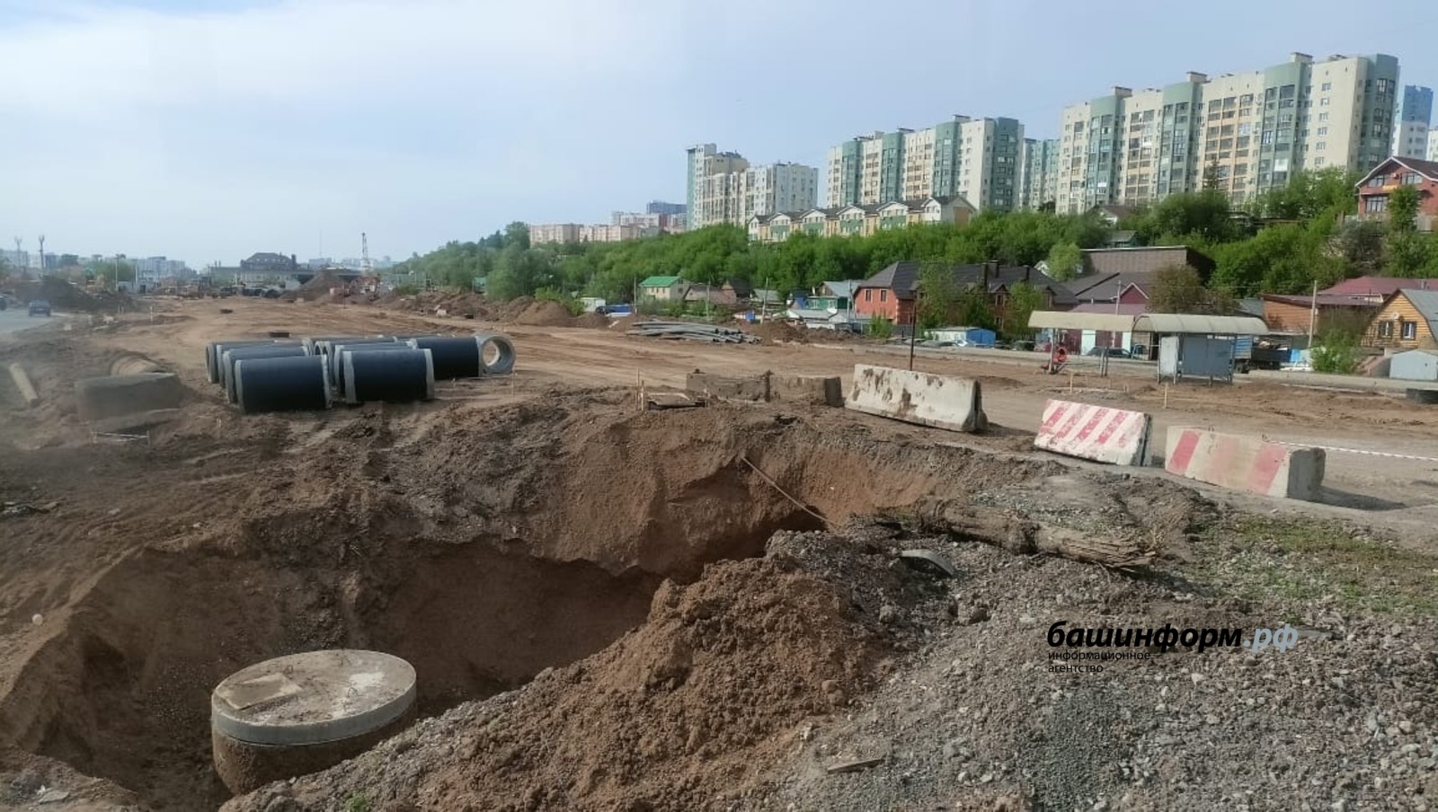 Өфөлә  Пугачев урамын төҙөкләндереү планға  ярашлы  бара