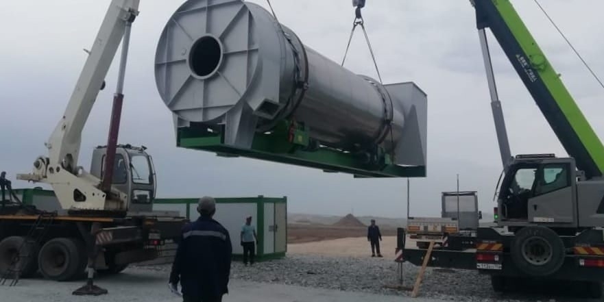 Баймаҡта заманса асфальт-бетон заводы төҙөлә