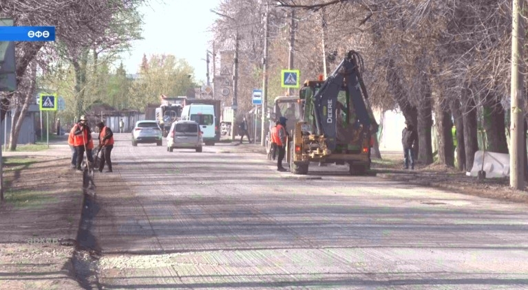 Рига урамында асфальт яңыртыла