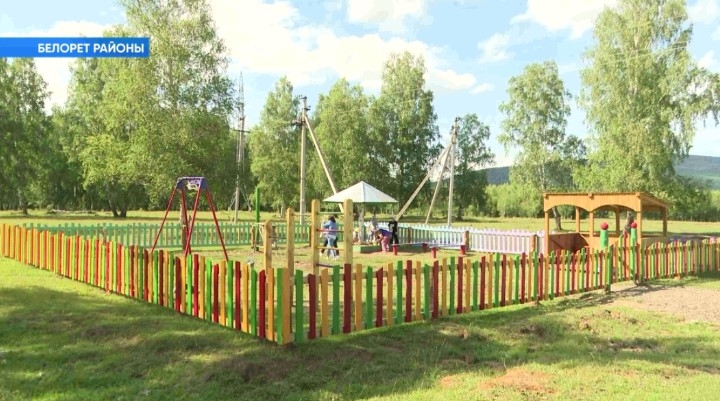 Белорет районы Сермән ауылында яңы балалар уйын майҙансығы булдырылды