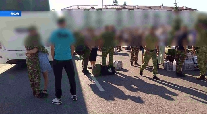 Ике аҙналыҡ ялдан һуң махсус хәрби операция биләмәһенә мобилизацияланыусылар төркөмө юлланды