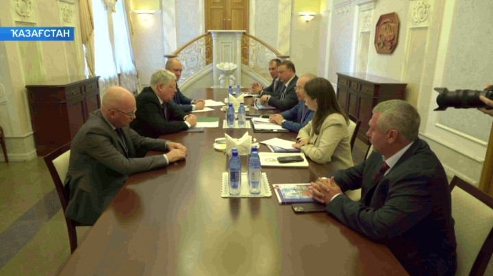 Андрей Назаров Ҡаҙағстанға эш сәфәре барышында Алексей Бородавкин менән осрашты
