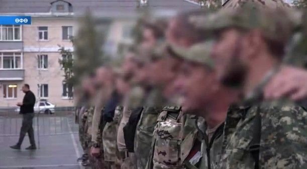 Башҡортостандан махсус хәрби операция биләмәһенә мобилизацияланыусылар төркөмө юлланды
