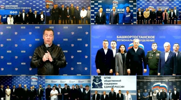 Дмитрий Медведев төбәктәр менән берҙәм тауыш биреү йомғаҡтарына арналған видеоконференция үткәрҙе