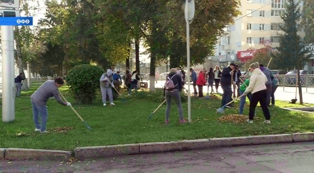 Бөгөн баш ҡалала шәмбе өмәләре үтте