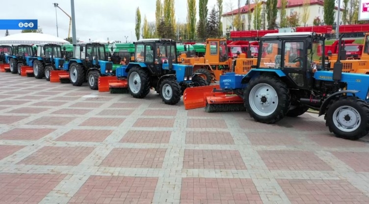 Республика төбәктәренә 61 берәмек коммуналь техника һатып алынды