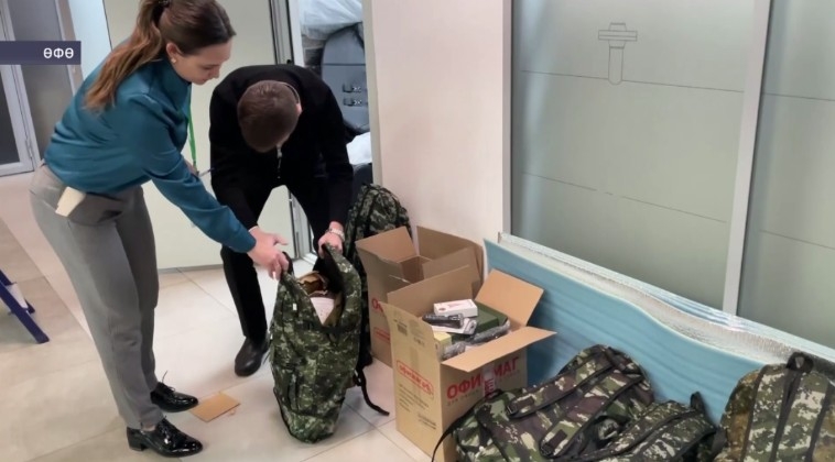 Өфөнөң Октябрь районы махсус хәрби операция биләмәһенә сираттағы гуманитар ярҙам оҙатырға әҙерләй