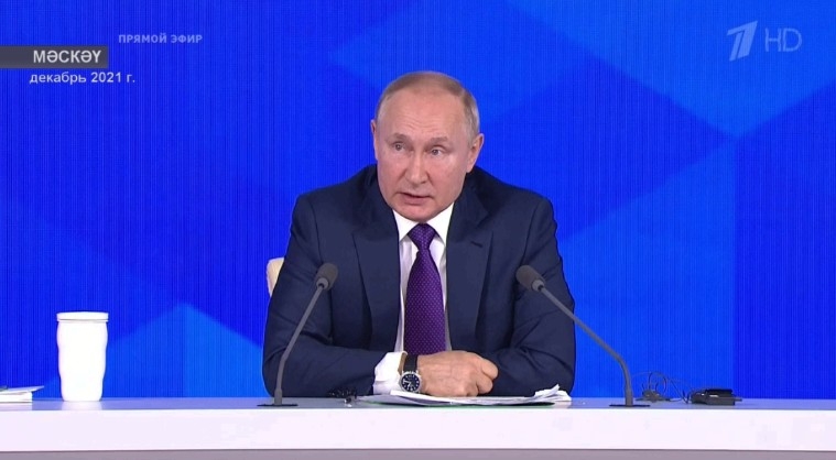 Бөгөн көндөҙгө сәғәт 2-лә Владимир Путин менән тура бәйләнеш үтә