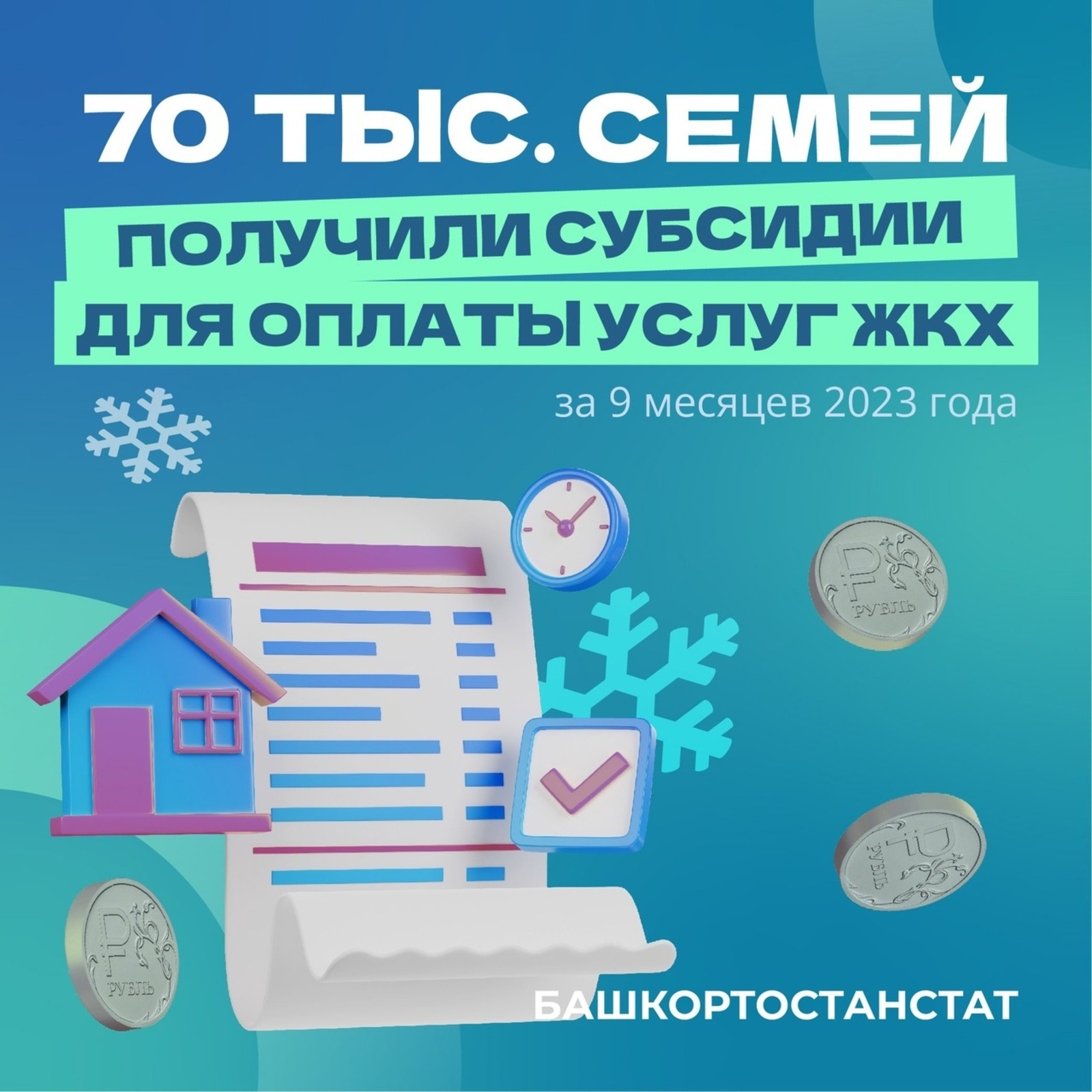 70 меңдән ашыу ғаилә социаль ярҙам юллаған