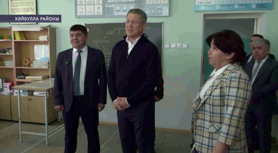 Радий Хәбиров эш сәфәре менән Хәйбулла районында булды