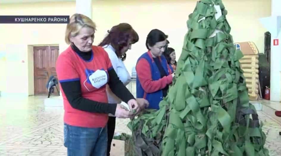 Кушнаренко районы ирекмәндәре махсус хәрби операция биләмәһендәге яугирҙарға ярҙам әҙерләй