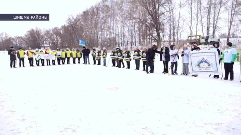 Шишмә районы Түбәнге Хәжәт ауылында «Айыҡ ауыл» республика программаһы сиктәрендә хоккей уйыны үтте