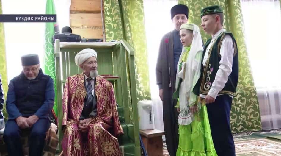 Бүздәк районы Түреш ауылы мәсете имам-хатибы Лотфулла Гәрәев 95 йәшен билдәләне