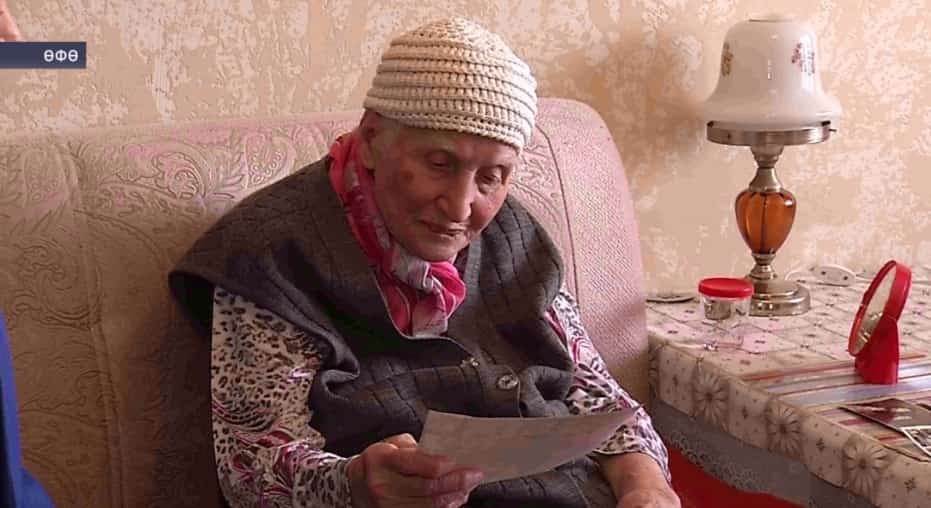 Өфөлә йәшәүсе Асия Кәримова 100 йәшлек юбилейын ҡаршылай