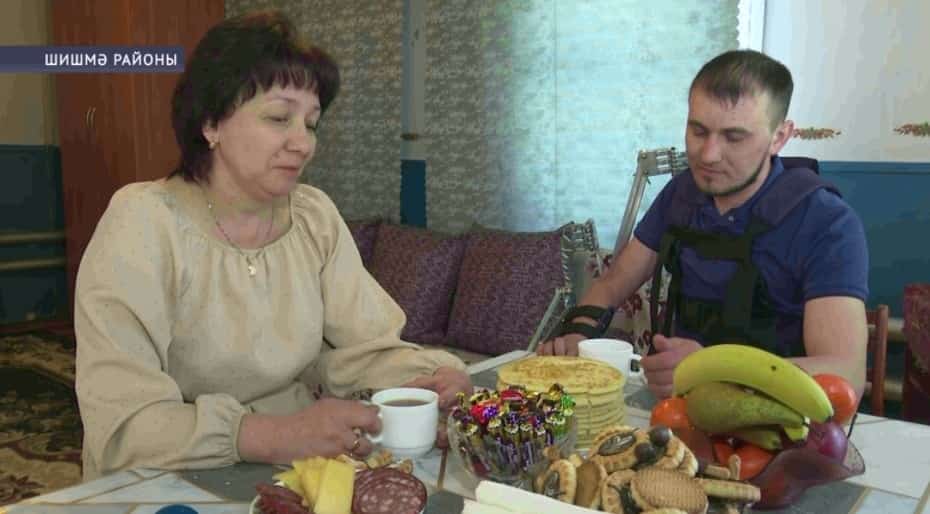Шишмә районында йәшәүсе махсус хәрби операцияла яраланып ҡайтҡандан һуң яңынан тормош көтөргә өйрәнә