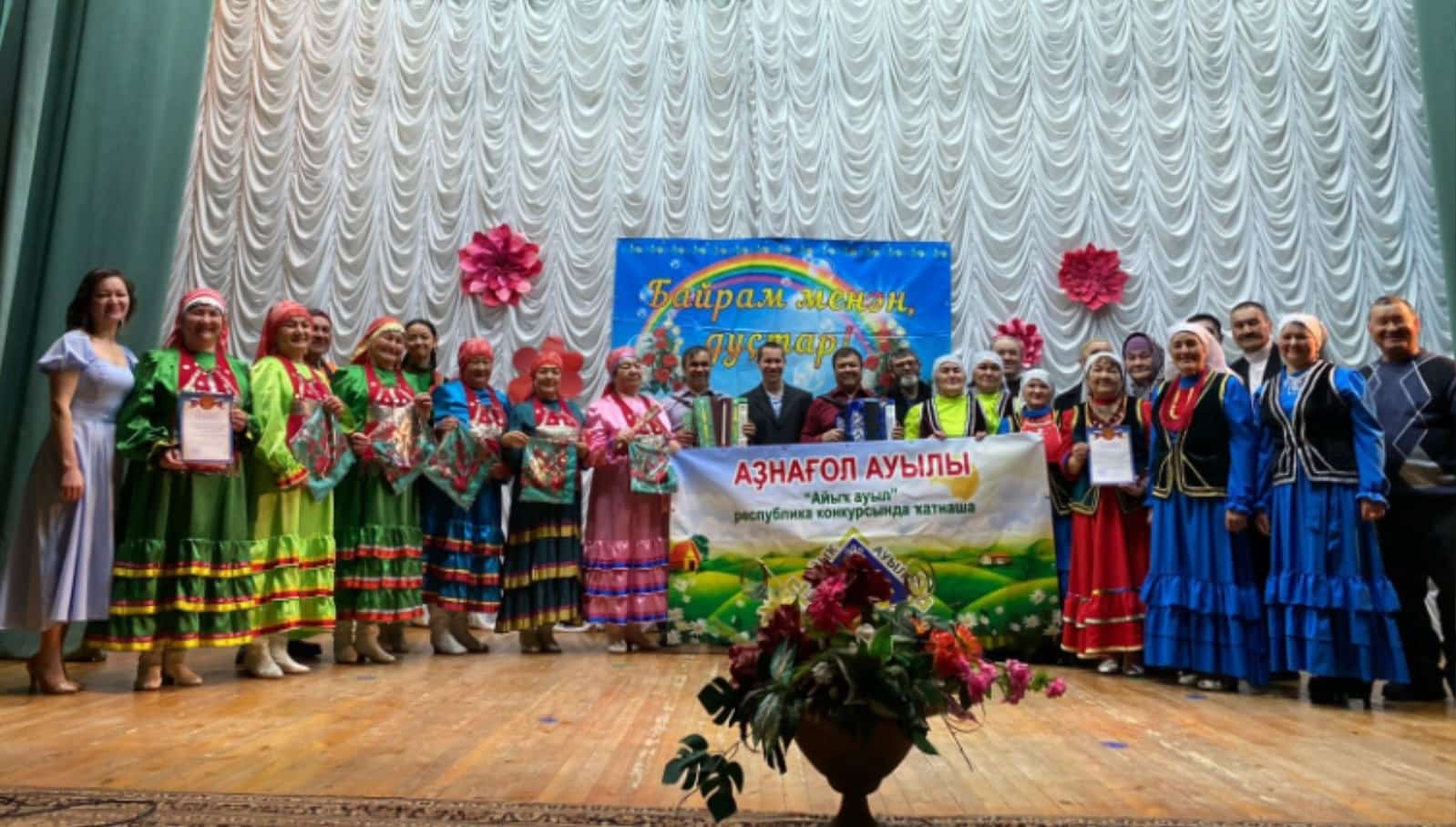 Күгәрсен районы Аҙнағол ауылы халҡы сәләмәт тормош һайлай