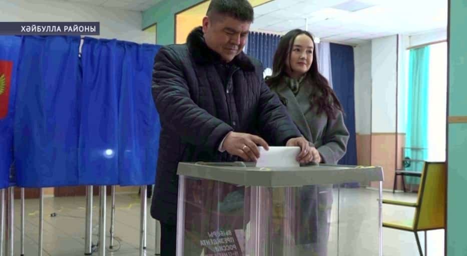 Республика халҡы Рәсәй Президентын һайлауҙа әүҙем ҡатнаша