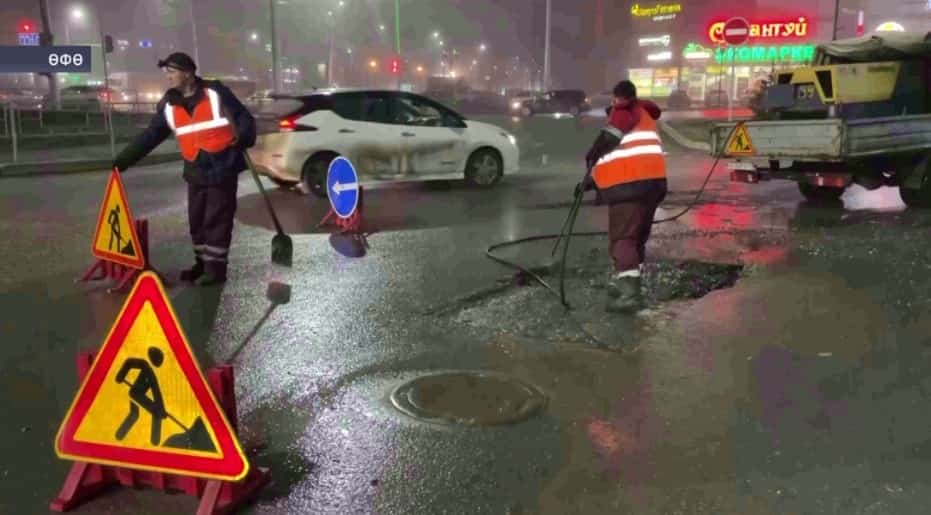 Өфө урамдарында соҡорҙарҙы ямау планға ярашлы бара