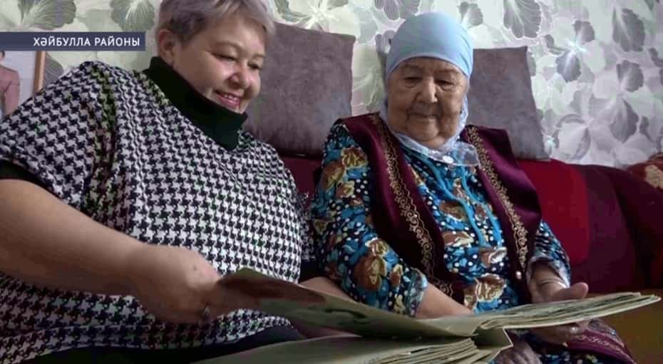Хәйбулла районы Сиҙәм ауылында Бөйөк Еңеүҙе яҡынайтыуға тос өлөш индергән хеҙмәт ветераны йәшәй