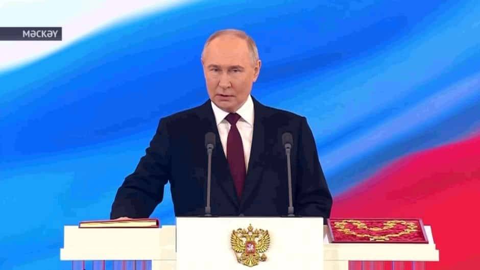 Владимир Путин Рәсәй Президенты вәкәләтен башланы