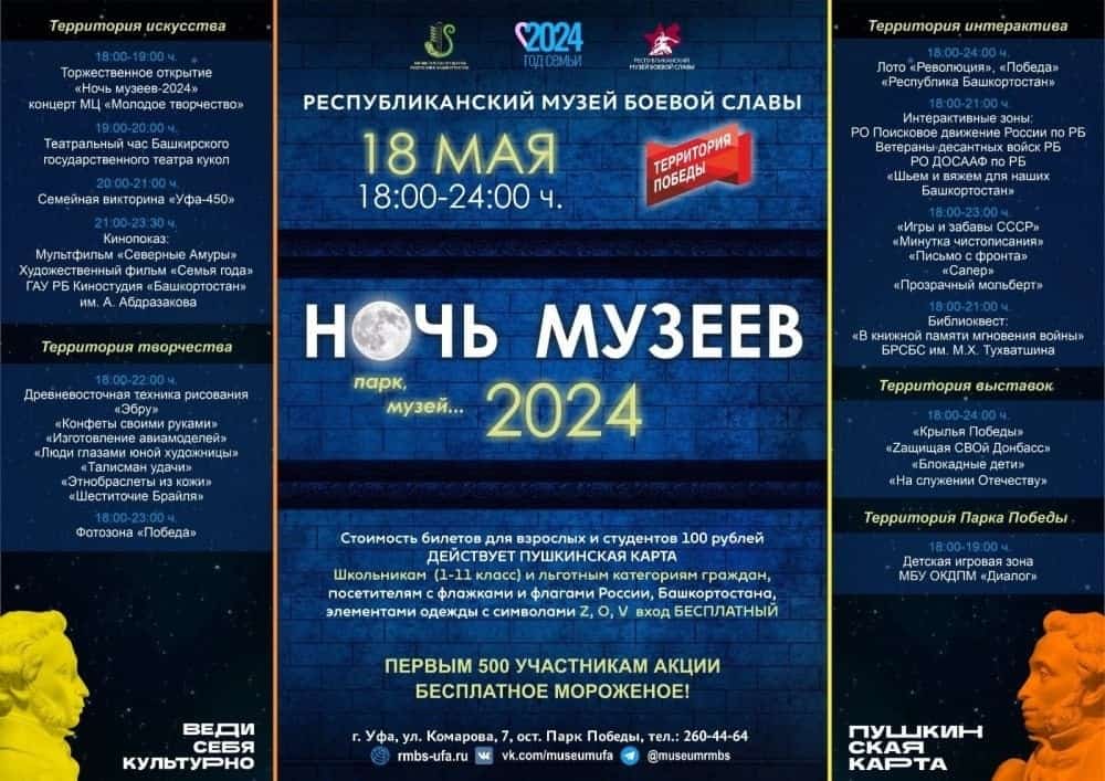 Башҡортостанда бөгөн “Музейҙар төнө” үтә