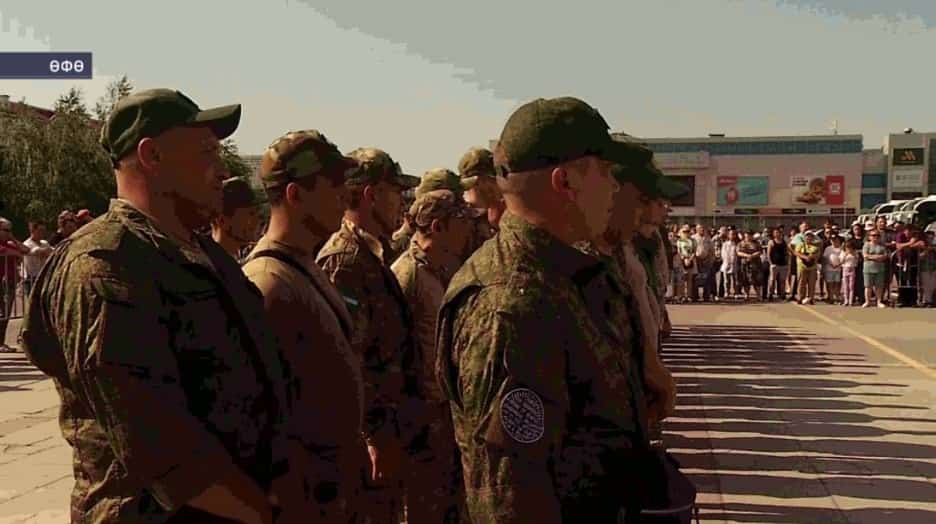 Бер төркөм мобилизацияланғандар ялдан һуң махсус хәрби операция биләмәһенә юлланды