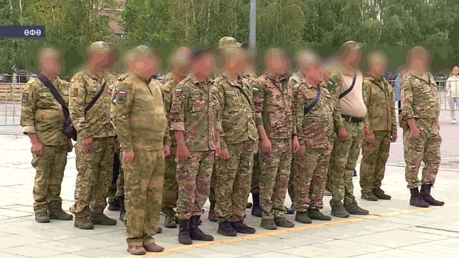 Өфөлә бер төркөм яугирҙарҙы махсус хәрби операция биләмәһенә оҙатыу тантанаһы үтте